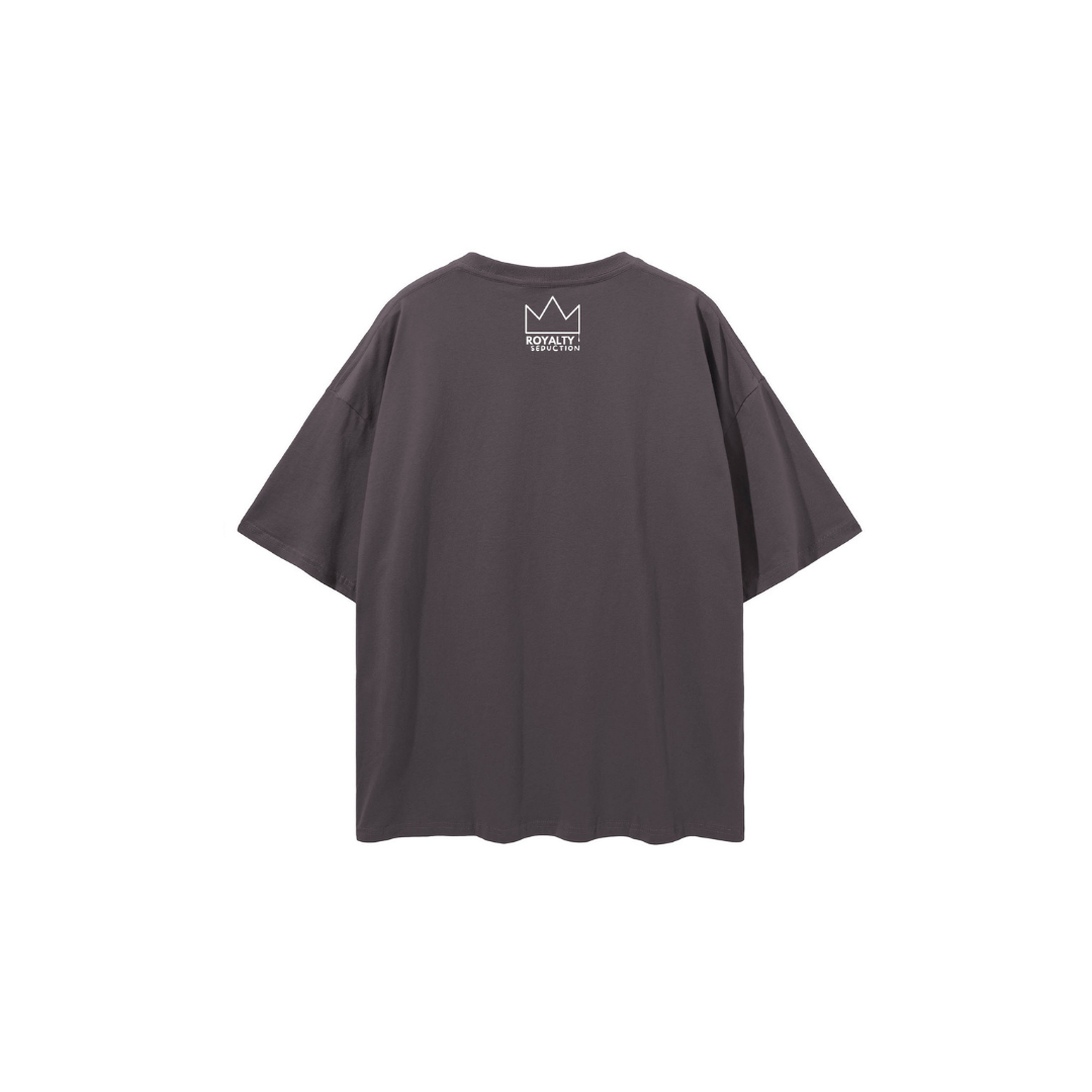 Royalty Seduction T-Shirt Over Size Unisex (Carbon Grey)