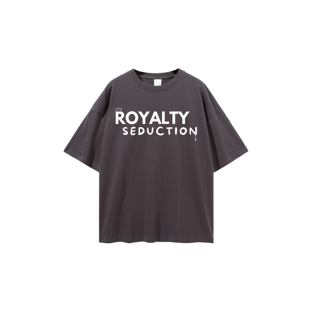 Royalty Seduction T-Shirt Over Size Unisex (Carbon Grey)