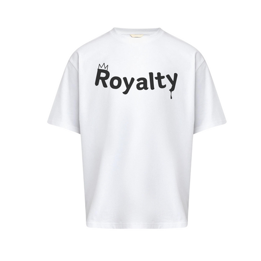 Royalty T-Shirt Over Size Unisex (White)