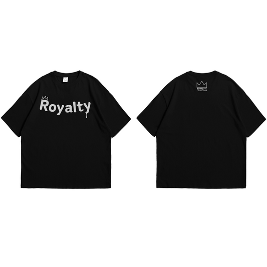 Royalty T-Shirt Over Size Unisex Black