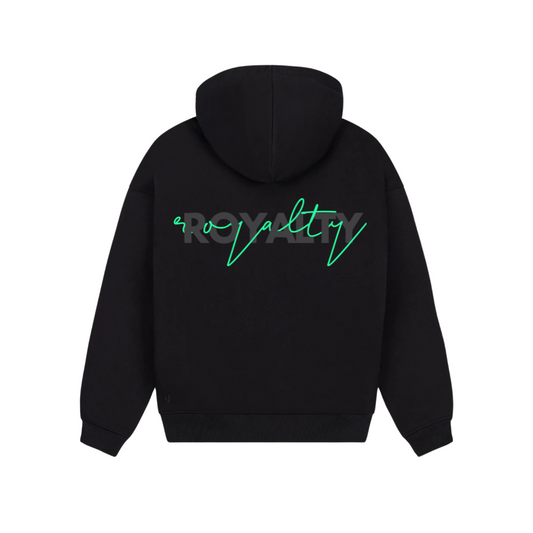 Royalty Hoodie black green