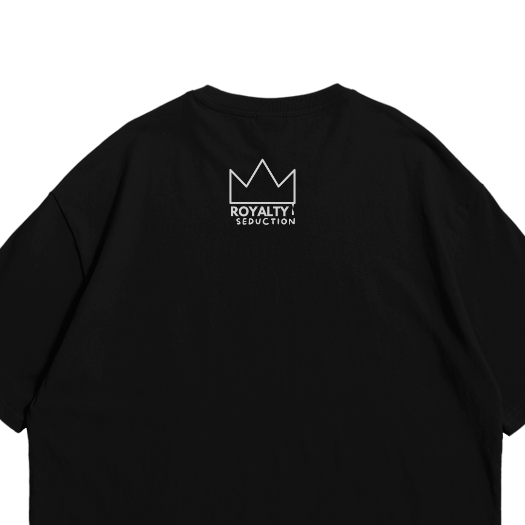 Royalty T-Shirt Over Size Unisex Black