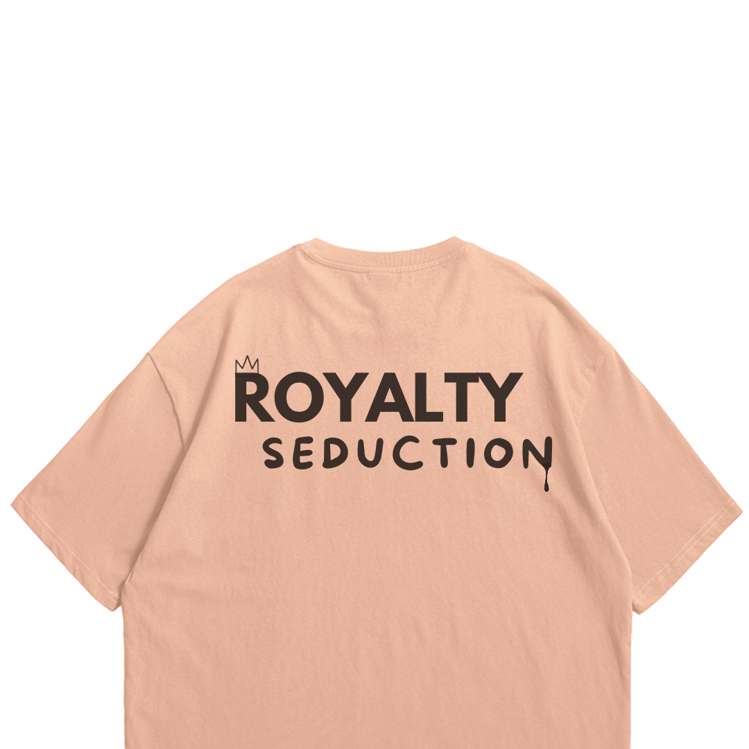 Royalty Seduction (Back) T-Shirt Over Size Unisex (Pastel Pink)