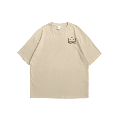 Royalty Seuction (Back) T-Shirt Over Size Unisex (Cream)