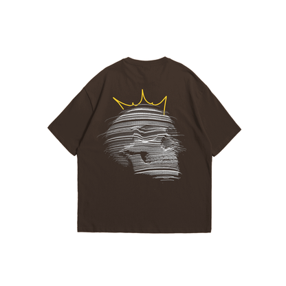 T-Shirt Übergröße Unisex Front Royalty Seduction (Creme) 