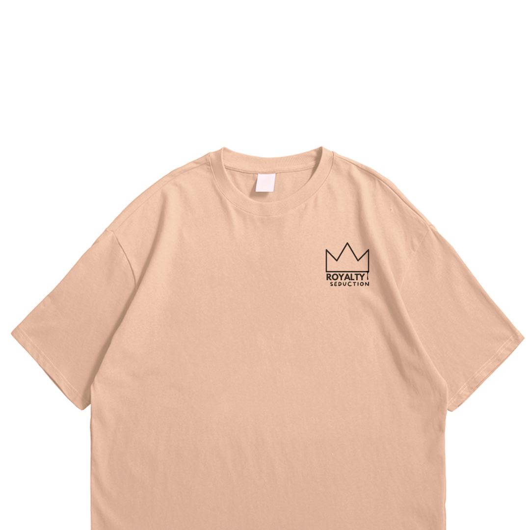 Royalty Seduction (Back) T-Shirt Over Size Unisex (Pastel Pink)