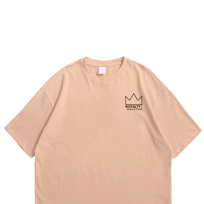 Royalty Seduction (Back) T-Shirt Over Size Unisex (Pastel Pink)