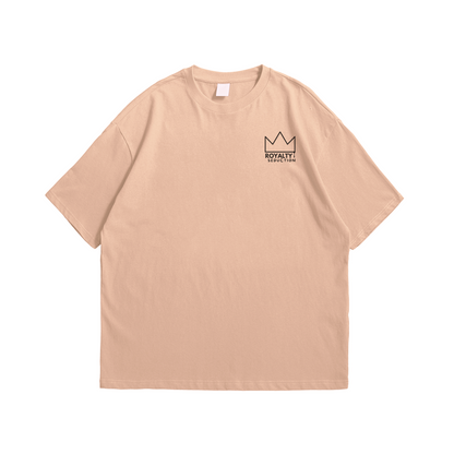Royalty Seduction (Back) T-Shirt Over Size Unisex (Pastel Pink)