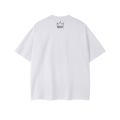 Royalty T-Shirt Over Size Unisex (White)