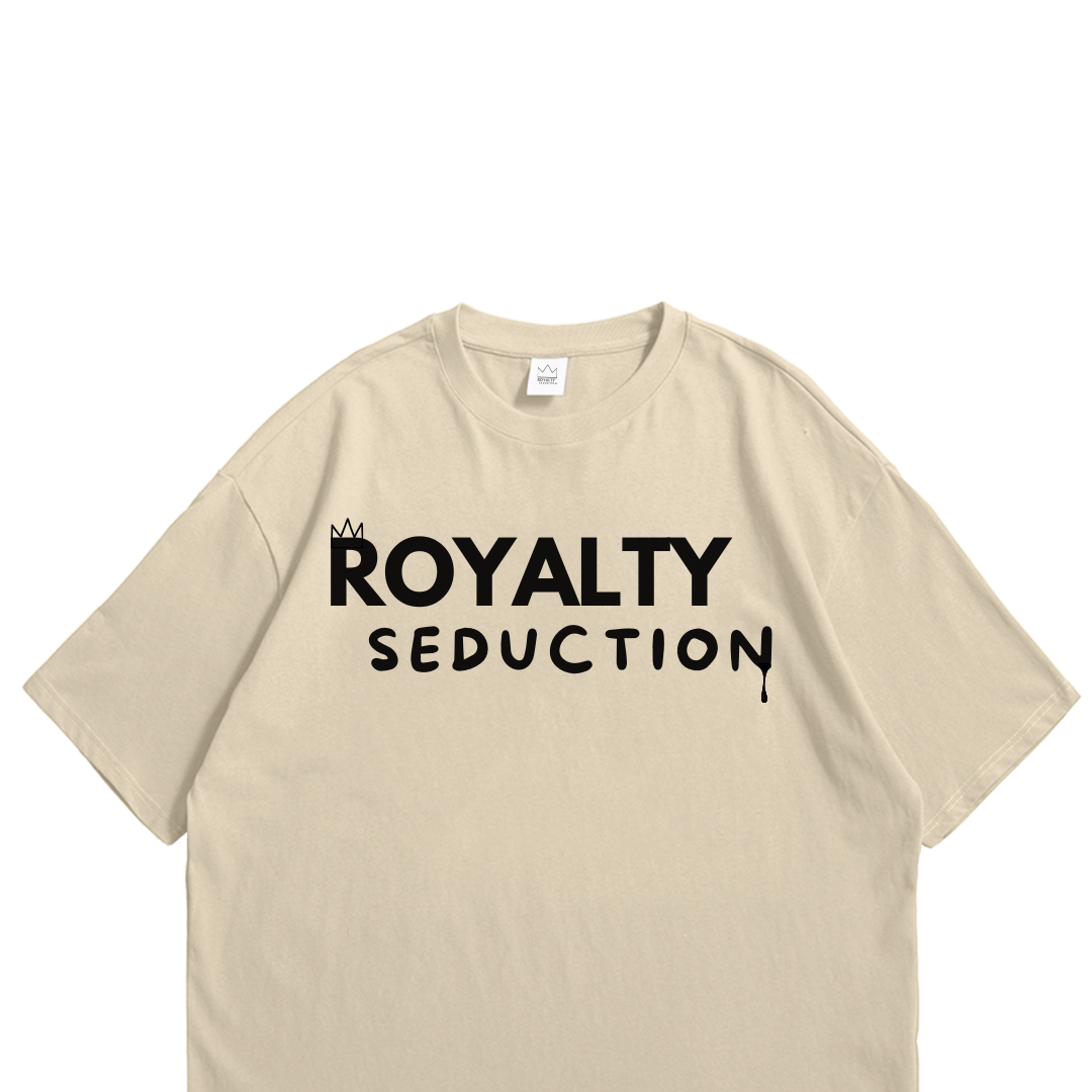 Royalty Seduction T-Shirt Over Size Unisex (Cream)