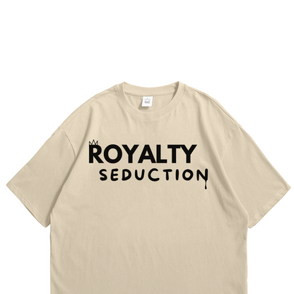 Royalty Seduction T-Shirt Over Size Unisex (Cream)