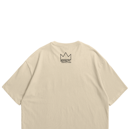 Royalty Seduction T-Shirt Over Size Unisex (Cream)