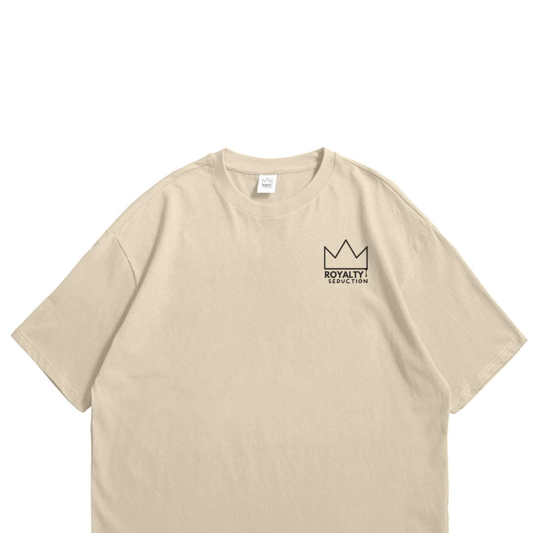 Royalty Seuction (Back) T-Shirt Over Size Unisex (Cream)
