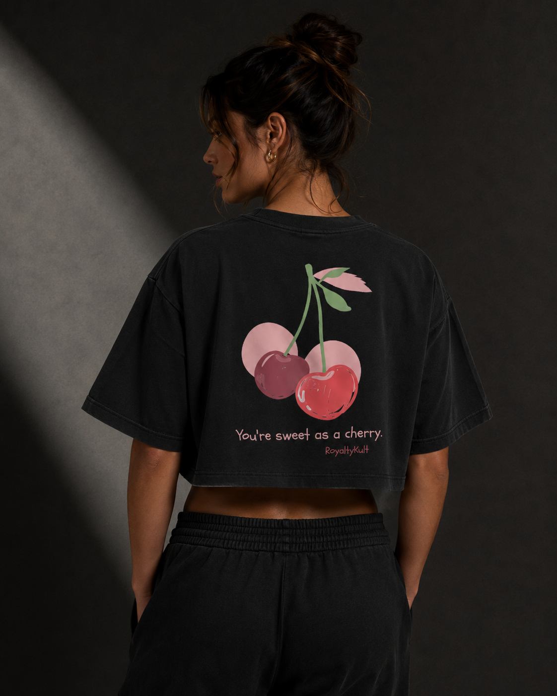 ROYALTY CHERRY CROPTOP